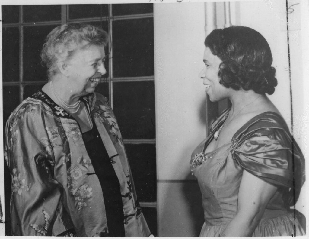 Eleanor Roosevelt and Marian Anderson in Japan